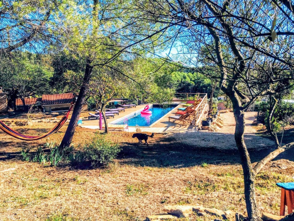 Arche De Noe Atypique, Boheme , Nature, Piscine Chauffee De Paques A Toussaint , Spa , Sauna , Loisirs Le Beausset Ngoại thất bức ảnh