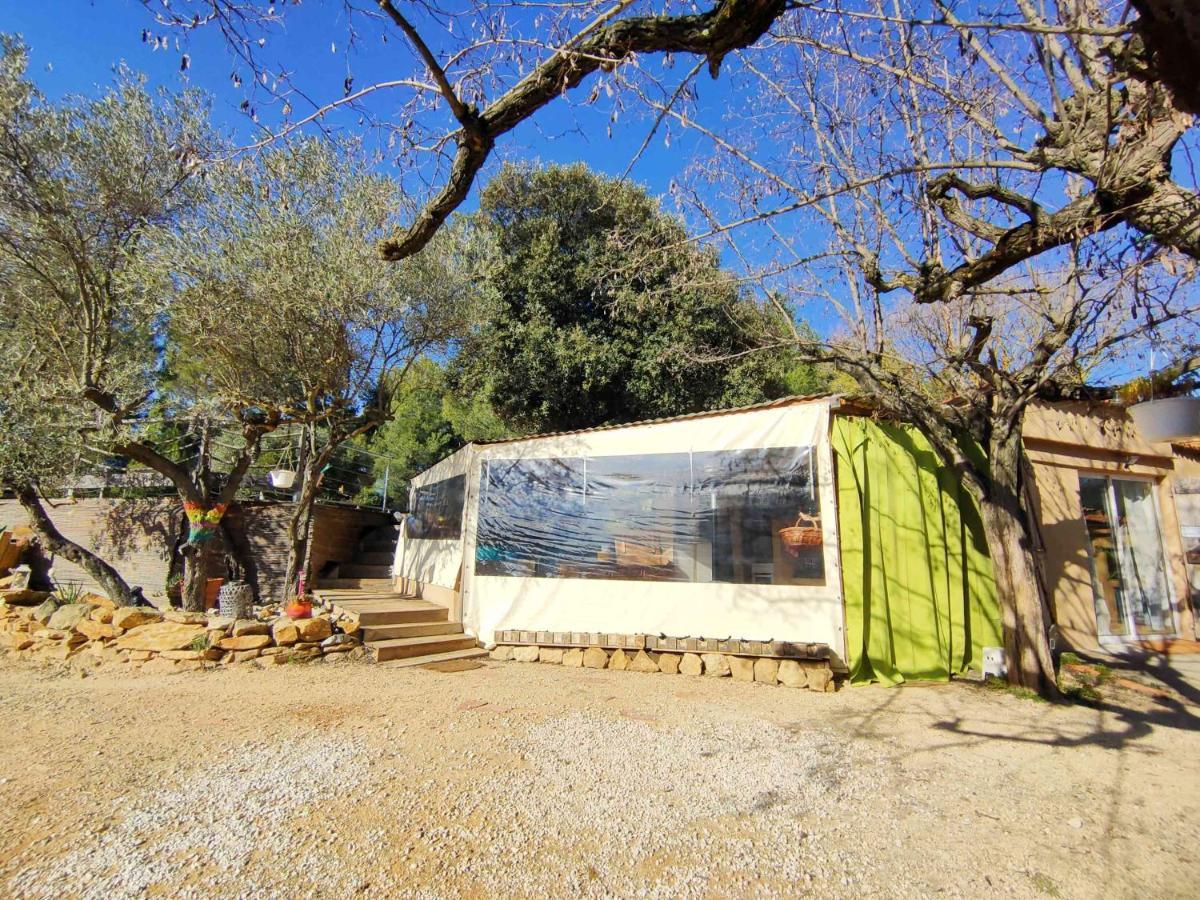 Arche De Noe Atypique, Boheme , Nature, Piscine Chauffee De Paques A Toussaint , Spa , Sauna , Loisirs Le Beausset Ngoại thất bức ảnh