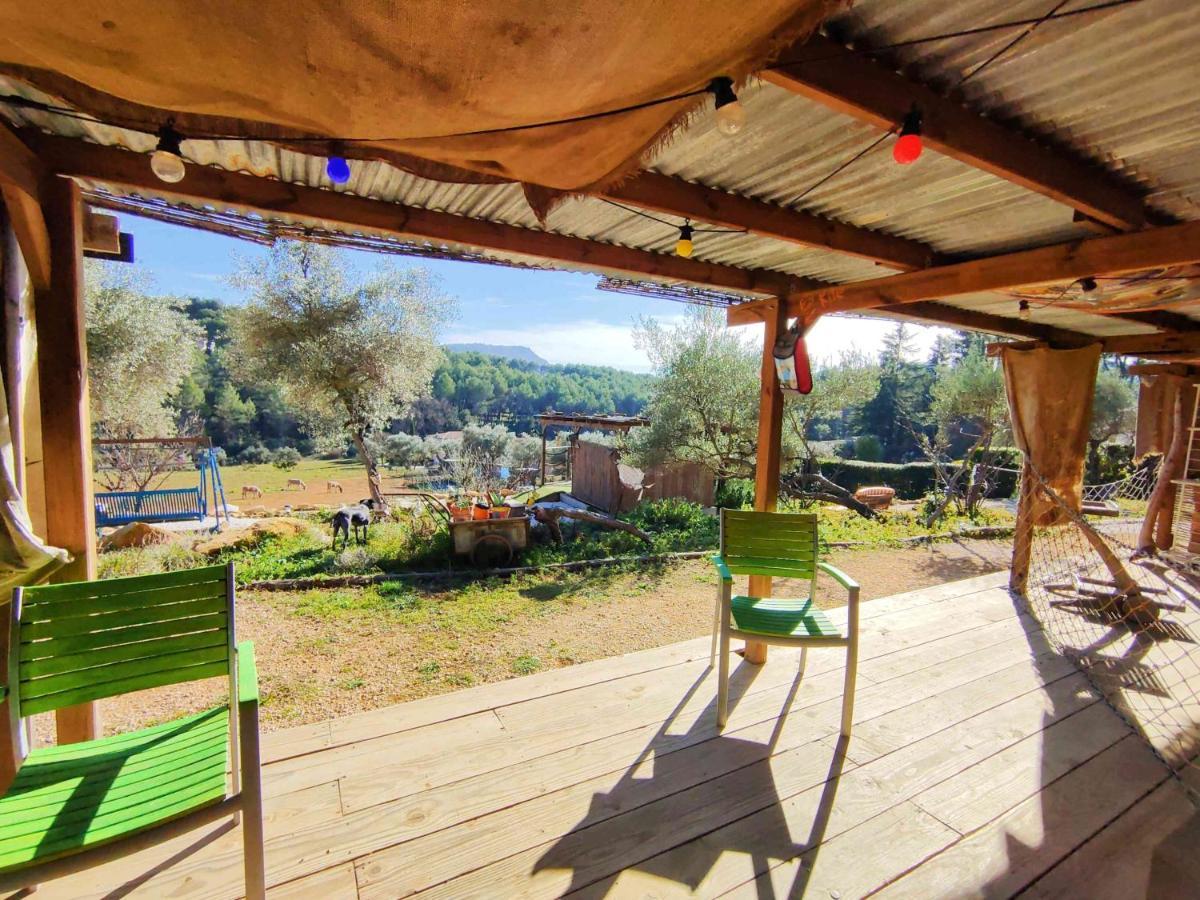 Arche De Noe Atypique, Boheme , Nature, Piscine Chauffee De Paques A Toussaint , Spa , Sauna , Loisirs Le Beausset Ngoại thất bức ảnh
